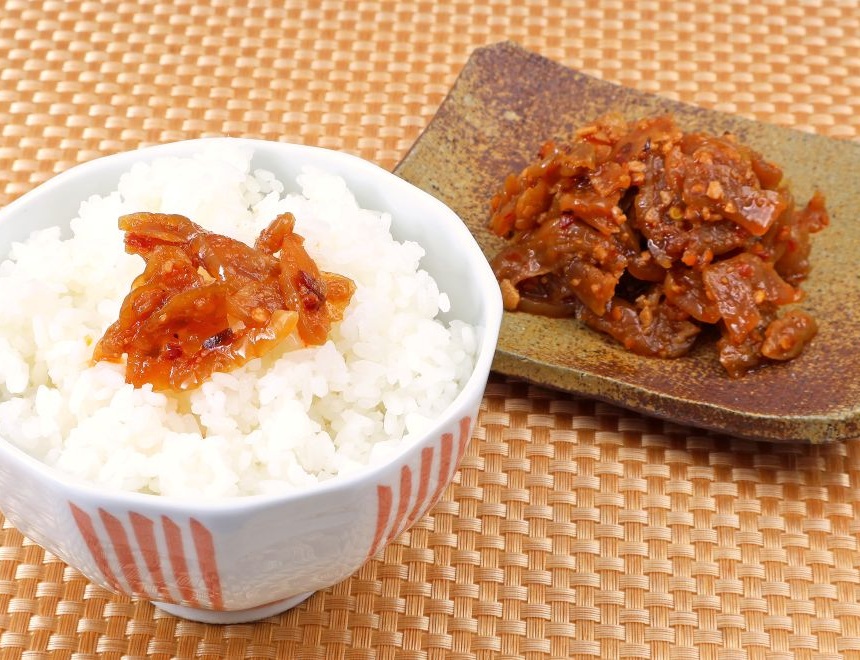 千葉県産うりのにんにくラー油漬80g