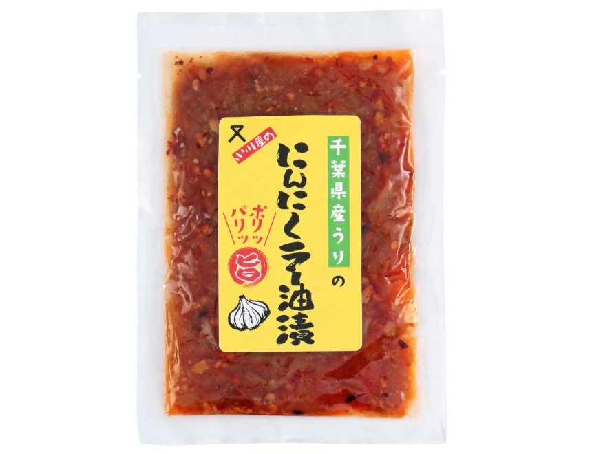 千葉県産うりのにんにくラー油漬80g